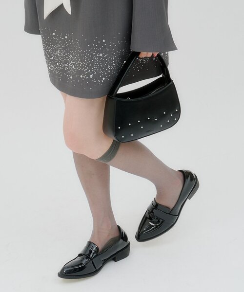 mystic(ミスティック)の「【lilium by lily】リボンパール2wayBAG(トートバッグ・レディース・ブラック/ブラウン・ONE SIZE)」の6枚目の写真
