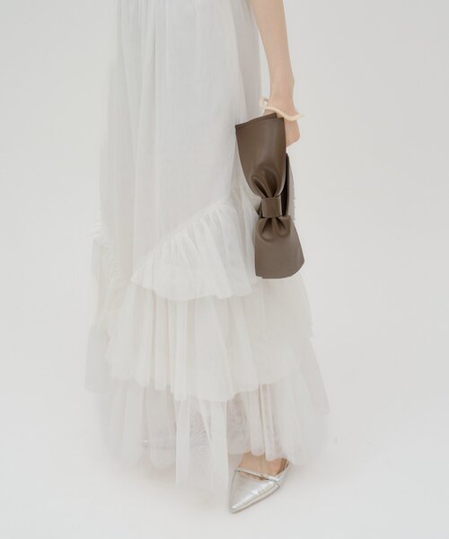mystic(ミスティック)の「【lilium by lily】リボンパール2wayBAG(トートバッグ・レディース・ブラック/ブラウン・ONE SIZE)」の20枚目の写真