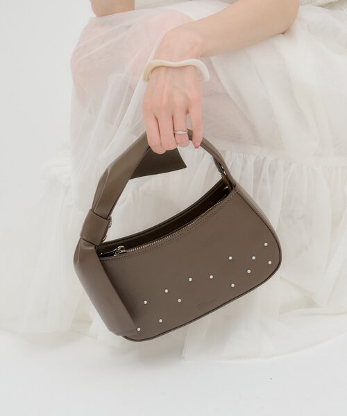 mystic(ミスティック)の「【lilium by lily】リボンパール2wayBAG(トートバッグ・レディース・ブラック/ブラウン・ONE SIZE)」の21枚目の写真