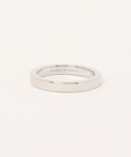 MM6 Maison Margiela(エムエムシックス メゾン マルジェラ)の「MM6 Minimal logo 3mm ring(リング・レディース・シルバー・7/6/5)」の4枚目の写真