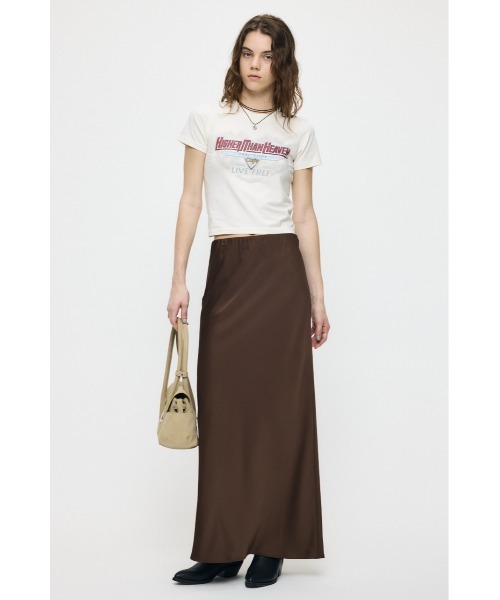 MOUSSY(マウジー)の「COMPACT ROCK Tシャツ(Tシャツ/カットソー・レディース・ライトブラック/ホワイト/レッド・FREE)」の11枚目の写真
