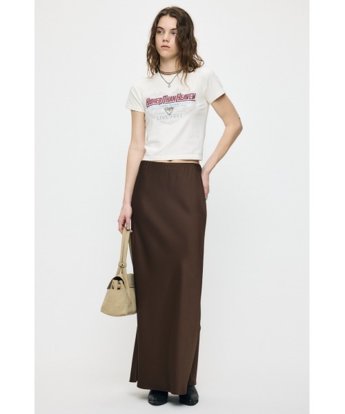 MOUSSY(マウジー)の「COMPACT ROCK Tシャツ(Tシャツ/カットソー・レディース・ライトブラック/ホワイト/レッド・FREE)」の12枚目の写真