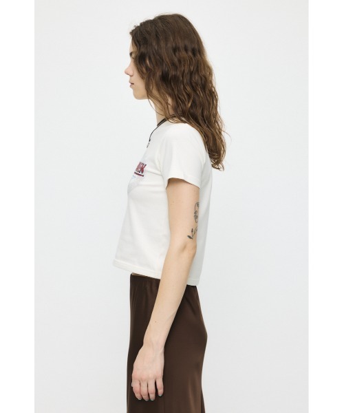 MOUSSY(マウジー)の「COMPACT ROCK Tシャツ(Tシャツ/カットソー・レディース・ライトブラック/ホワイト/レッド・FREE)」の14枚目の写真