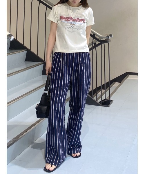 MOUSSY(マウジー)の「COMPACT ROCK Tシャツ(Tシャツ/カットソー・レディース・ライトブラック/ホワイト/レッド・FREE)」の22枚目の写真