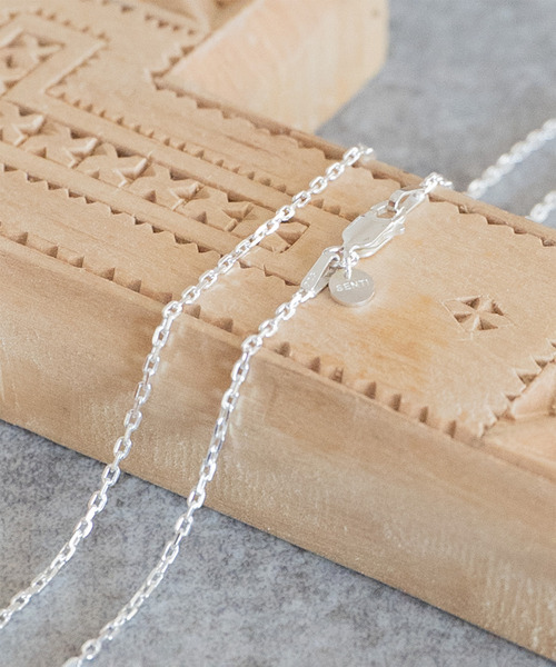 SENTI センティ / 4CUT AZUKI CHAIN NECKLACE シルバー925カットアズキ