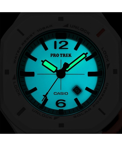 PRO TREK(プロトレック)の「Hiker Line / PRJ-01AE-7JR(アナログ腕時計・レディース・ホワイト・FREE)」の6枚目の写真
