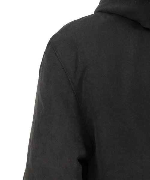 Magine(マージン)の「mj11742-Peach Skin Faux Fur Hooded Blouson ファーフードブルゾン(MGN-263-011)(ブルゾン・メンズ・ブラック/ベージュ/オリーブ・44/46/48)」の16枚目の写真