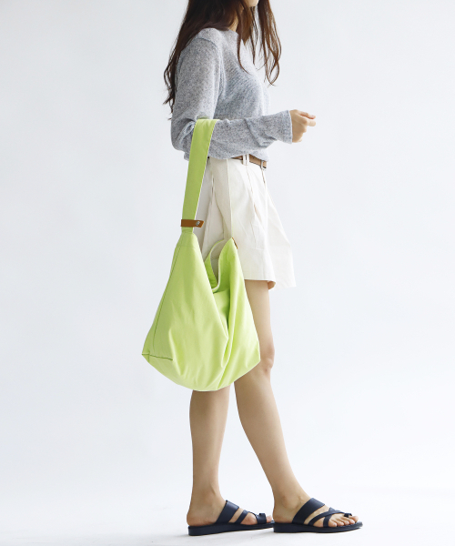 SOCHARMING（ソーチャーミング）の「Cotton Adjust Eco Bag - Green Apple（エコバッグ/サブバッグ・レディース・その他・FREE）」の4枚目の写真