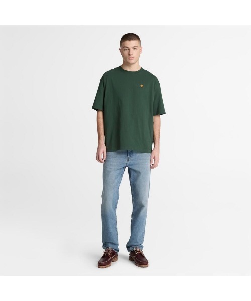 Timberland(ティンバーランド)の「半袖 リラックス Tシャツ メンズ(Tシャツ/カットソー・メンズ・ダークグリーン・XX-LARGE/X-LARGE/LARGE)」の2枚目の写真