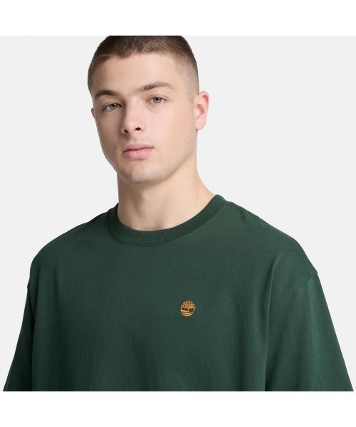 Timberland(ティンバーランド)の「半袖 リラックス Tシャツ メンズ(Tシャツ/カットソー・メンズ・ダークグリーン・XX-LARGE/X-LARGE/LARGE)」の3枚目の写真