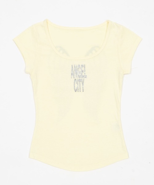 dispark(ディスパーク)の「DISPARK/ANGELCITYトップ(Tシャツ/カットソー・レディース・グリーン系その他/イエロー・FREE)」の15枚目の写真