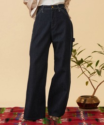 LOOSE FALRE PAINTER/ルーズフレアペインターデニムパンツ DUNGAREES【セットアップ対応】