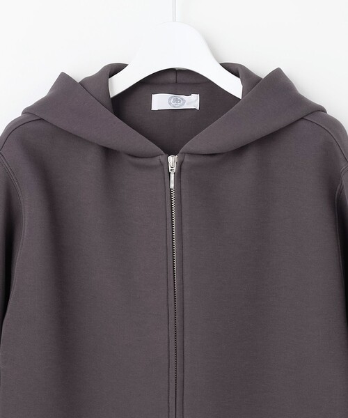 J.PRESS Ladies(J.プレス レディス)の「【季節の変わり目に】ダンボールジャージー ジップアップ パーカー(パーカー・レディース・グレー系/パープル系/ライトグレー系・SMALL)」の16枚目の写真