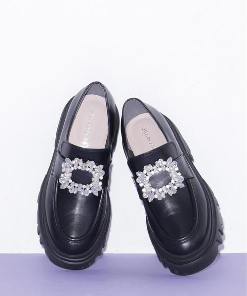 JILL by JILL STUART(ジルバイジルスチュアート)の「ビジューローファー(ローファー・レディース・ブラック・LARGE/MEDIUM/SMALL)」の12枚目の写真