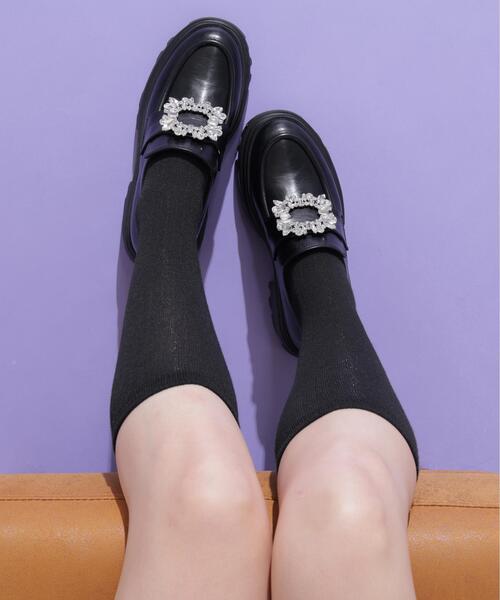 JILL by JILL STUART(ジルバイジルスチュアート)の「ビジューローファー(ローファー・レディース・ブラック・LARGE/MEDIUM/SMALL)」の13枚目の写真