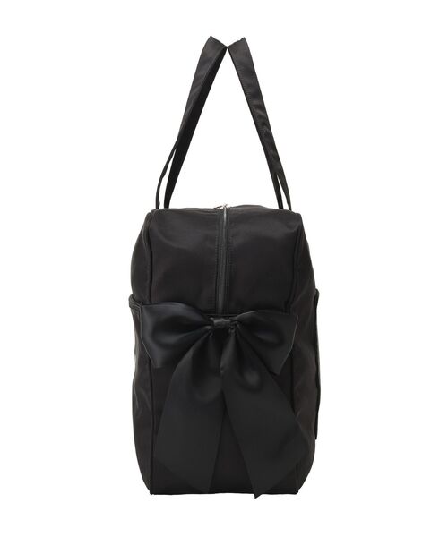 Maison de FLEUR(メゾンドフルール)の「サテンキャリーオンバッグ(トートバッグ・レディース・ピンク系その他2/ピンク/ブラック・FREE)」の11枚目の写真