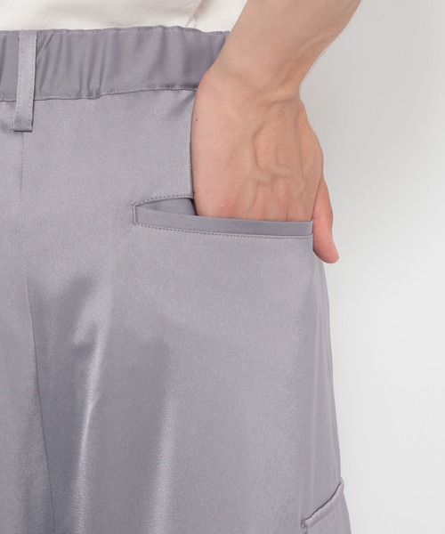 RAGEBLUE(レイジブルー)の「SATIN PARACHUTE CARGO PANTS/サテンパラシュートカーゴパンツ【セットアップ対応】(カーゴパンツ・メンズ・ブラック/グレー系その他・LARGE/MEDIUM)」の11枚目の写真