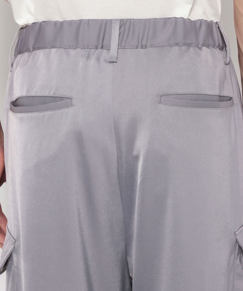 RAGEBLUE(レイジブルー)の「SATIN PARACHUTE CARGO PANTS/サテンパラシュートカーゴパンツ【セットアップ対応】(カーゴパンツ・メンズ・ブラック/グレー系その他・LARGE/MEDIUM)」の10枚目の写真