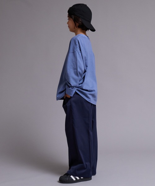 PAIRMANON STREET(ペアマノンストリート)の「【90-160cm】タック ツイル トラウザー パンツ 【PAIRMANON STREET】(その他パンツ・キッズ・グレー/ネイビー/ブラウン/ブラック系その他・130/100/120/110/90/160/150/140)」の19枚目の写真