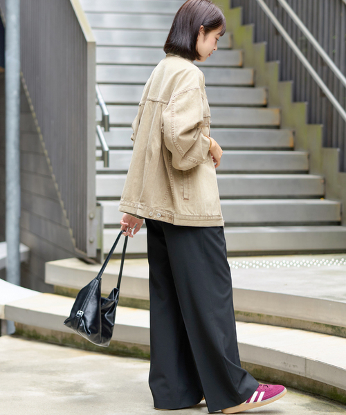 JOURNAL STANDARD relume(ジャーナルスタンダード レリューム)の「《追加2 / 新色》デニムトラッカージャケット(デニムジャケット・レディース・ベージュ・FREE)」の11枚目の写真