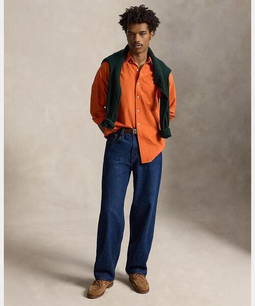 POLO RALPH LAUREN(ポロ ラルフ ローレン)の「クラシック フィット ガーメントダイド オックスフォード シャツ(シャツ/ブラウス・メンズ・オレンジ系1・XS/S/M/L)」の8枚目の写真