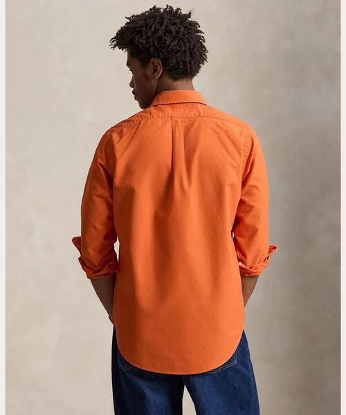 POLO RALPH LAUREN(ポロ ラルフ ローレン)の「クラシック フィット ガーメントダイド オックスフォード シャツ(シャツ/ブラウス・メンズ・オレンジ系1・XS/S/M/L)」の7枚目の写真