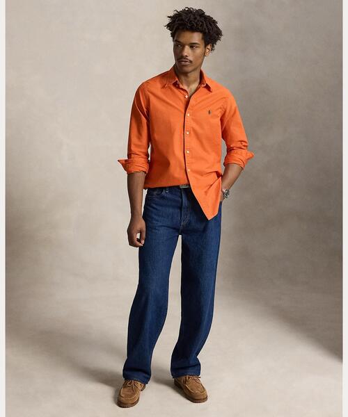 POLO RALPH LAUREN(ポロ ラルフ ローレン)の「クラシック フィット ガーメントダイド オックスフォード シャツ(シャツ/ブラウス・メンズ・オレンジ系1・XS/S/M/L)」の5枚目の写真