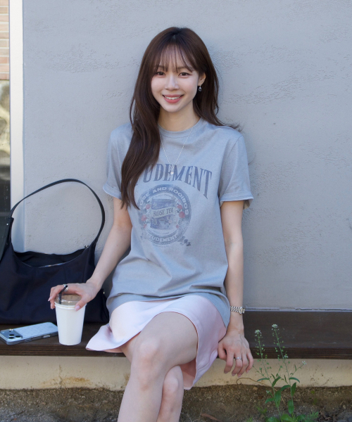 TTUDEMENT(トュードメント)の「TEA CAN GRAPHIC T-SHIRT_LIGHT GREY(Tシャツ/カットソー・レディース・その他・FREE)」の2枚目の写真