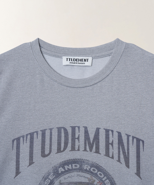 TTUDEMENT(トュードメント)の「TEA CAN GRAPHIC T-SHIRT_LIGHT GREY(Tシャツ/カットソー・レディース・その他・FREE)」の5枚目の写真