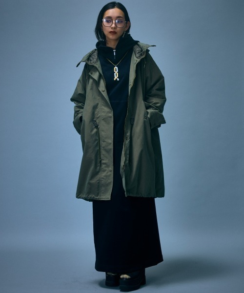 GEVS.（ジェイヴィス）の「モッズコート＜大きいサイズ有＞GEVS.（ダッフルコート・レディース・ブラック/カーキ・L/M/5L/4L/3L/LL）」の22枚目の写真