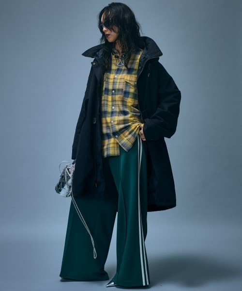 GEVS.（ジェイヴィス）の「モッズコート＜大きいサイズ有＞GEVS.（ダッフルコート・レディース・ブラック/カーキ・L/M/5L/4L/3L/LL）」の7枚目の写真