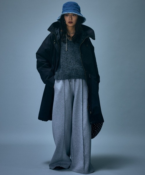 GEVS.（ジェイヴィス）の「モッズコート＜大きいサイズ有＞GEVS.（ダッフルコート・レディース・ブラック/カーキ・L/M/5L/4L/3L/LL）」の12枚目の写真