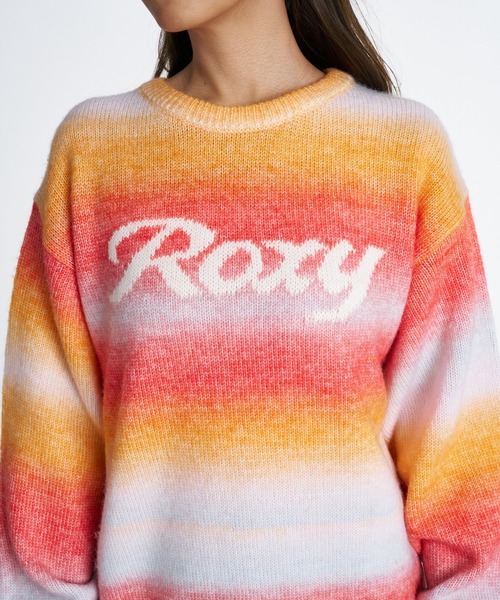 ROXY(ロキシー)の「ROXY WISH UPON クルーネックロゴニットセーター 【2026年秋冬モデル】/ロキシー(ニット/セーター・レディース・ブルー/ブラック/オレンジ・SMALL/MEDIUM/LARGE)」の16枚目の写真