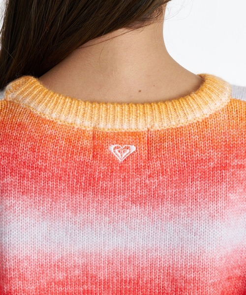 ROXY(ロキシー)の「ROXY WISH UPON クルーネックロゴニットセーター 【2026年秋冬モデル】/ロキシー(ニット/セーター・レディース・ブルー/ブラック/オレンジ・SMALL/MEDIUM/LARGE)」の17枚目の写真