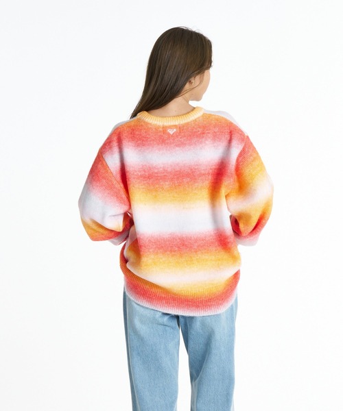 ROXY(ロキシー)の「ROXY WISH UPON クルーネックロゴニットセーター 【2026年秋冬モデル】/ロキシー(ニット/セーター・レディース・ブルー/ブラック/オレンジ・SMALL/MEDIUM/LARGE)」の21枚目の写真