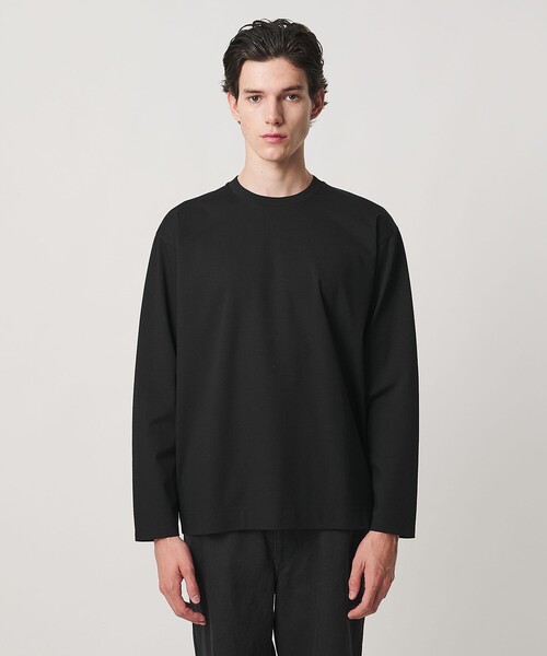 UNITED ARROWS（ユナイテッドアローズ）の「ポンチ ロングスリーブ Tシャツ デオドラント 抗菌防臭 接触冷感（Tシャツ/カットソー・メンズ・ブラック/ホワイト・S/M/L/XL）」の10枚目の写真