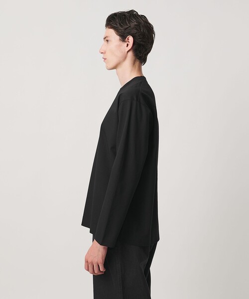 UNITED ARROWS（ユナイテッドアローズ）の「ポンチ ロングスリーブ Tシャツ デオドラント 抗菌防臭 接触冷感（Tシャツ/カットソー・メンズ・ブラック/ホワイト・S/M/L/XL）」の11枚目の写真