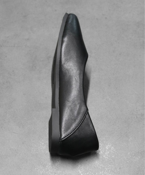 THE CELL.(ザセルドット)の「アシンメトリーシーム スクエアトゥ バブーシュ ASYMMETRIC SEAM SQUARE TOE BABOUCHE(その他シューズ・レディース・ブラウン/ブラック・39/35/37)」の7枚目の写真