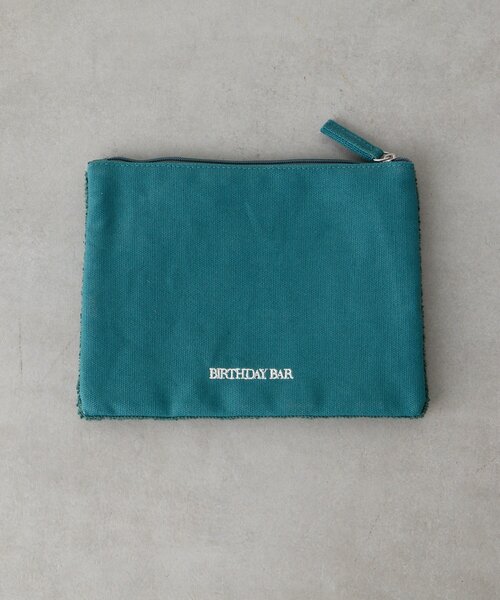 BIRTHDAY BAR(バースデイバー)の「animal sagara embroidery pouch サガラ刺繍ポーチ(ポーチ・レディース・ネイビー/グリーン・0)」の13枚目の写真