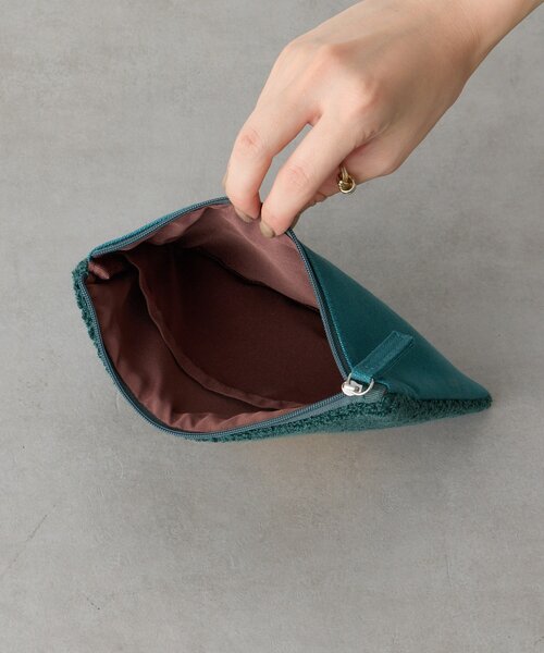 BIRTHDAY BAR(バースデイバー)の「animal sagara embroidery pouch サガラ刺繍ポーチ(ポーチ・レディース・ネイビー/グリーン・0)」の14枚目の写真