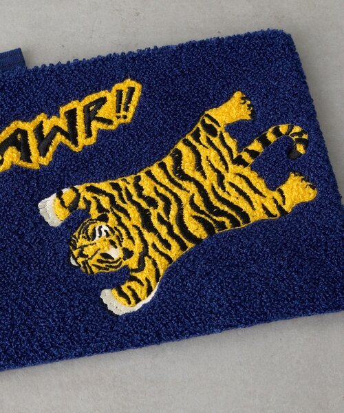 BIRTHDAY BAR(バースデイバー)の「animal sagara embroidery pouch サガラ刺繍ポーチ(ポーチ・レディース・ネイビー/グリーン・0)」の5枚目の写真