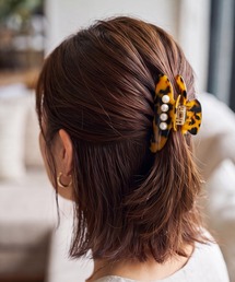 STYLE DELI（スタイルデリ）の「【DELI by】クラシックパールバンスクリップ（バレッタ/ヘアクリップ）」
