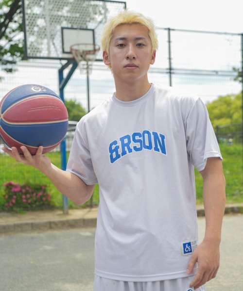 &RSON(アンダーソン)の「STANDARD LOGO T-SHIRTS/吸水速乾 接触冷感 ロゴTシャツ(Tシャツ/カットソー・メンズ・ブルー系その他/マルチ/ライトグレー/ブラック・M/XXL/XL/L/S)」の2枚目の写真