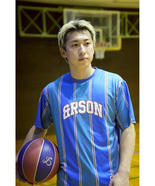 &RSON(アンダーソン)の「STANDARD LOGO T-SHIRTS/吸水速乾 接触冷感 ロゴTシャツ(Tシャツ/カットソー・メンズ・ブルー系その他/マルチ/ライトグレー/ブラック・M/XXL/XL/L/S)」の4枚目の写真