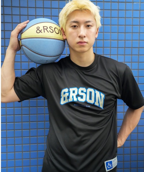 &RSON(アンダーソン)の「STANDARD LOGO T-SHIRTS/吸水速乾 接触冷感 ロゴTシャツ(Tシャツ/カットソー・メンズ・ブルー系その他/マルチ/ライトグレー/ブラック・M/XXL/XL/L/S)」の1枚目の写真