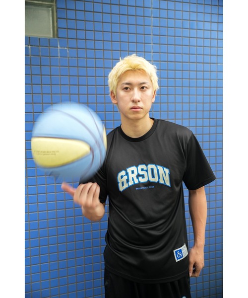 &RSON(アンダーソン)の「STANDARD LOGO T-SHIRTS/吸水速乾 接触冷感 ロゴTシャツ(Tシャツ/カットソー・メンズ・ブルー系その他/マルチ/ライトグレー/ブラック・M/XXL/XL/L/S)」の12枚目の写真