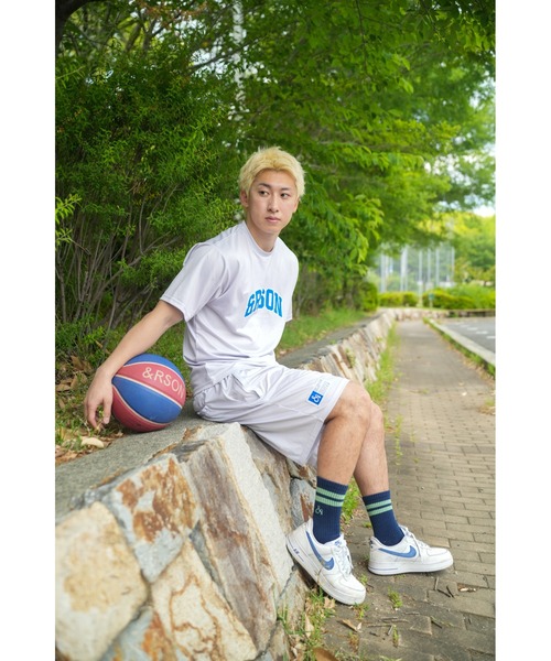 &RSON(アンダーソン)の「STANDARD LOGO T-SHIRTS/吸水速乾 接触冷感 ロゴTシャツ(Tシャツ/カットソー・メンズ・ブルー系その他/マルチ/ライトグレー/ブラック・M/XXL/XL/L/S)」の19枚目の写真