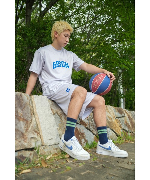 &RSON(アンダーソン)の「STANDARD LOGO T-SHIRTS/吸水速乾 接触冷感 ロゴTシャツ(Tシャツ/カットソー・メンズ・ブルー系その他/マルチ/ライトグレー/ブラック・M/XXL/XL/L/S)」の20枚目の写真
