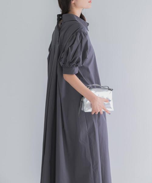 URBAN RESEARCH ROSSO WOMEN(アーバンリサーチ ロッソ)の「『別注』ELENDEEK×ROSSO FORM SHIRT ONEPIECE(ワンピース・レディース・チャコールグレー/ベージュ/グレー・1)」の11枚目の写真