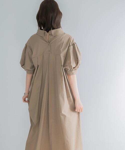 URBAN RESEARCH ROSSO WOMEN(アーバンリサーチ ロッソ)の「『別注』ELENDEEK×ROSSO FORM SHIRT ONEPIECE(ワンピース・レディース・チャコールグレー/ベージュ/グレー・1)」の19枚目の写真